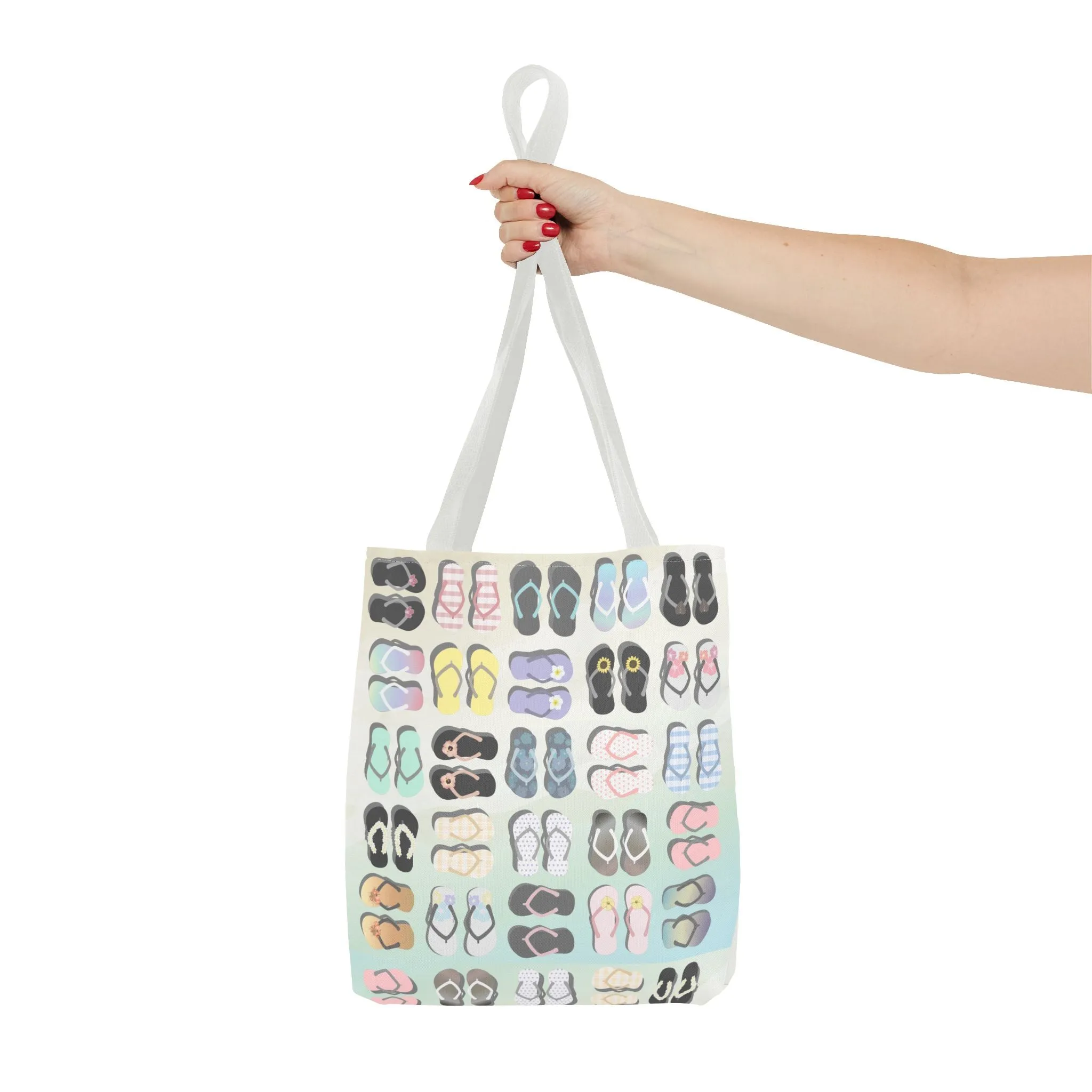 Tote bag- Sandy Pua Toes in my Rubbah Slippahs