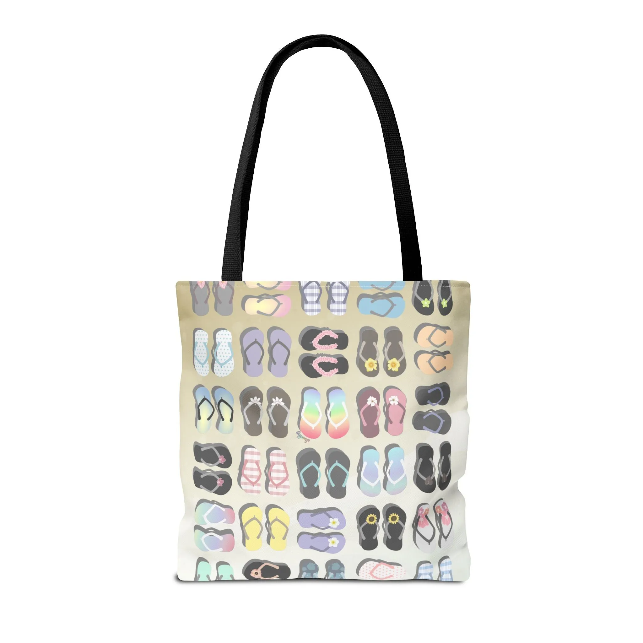 Tote bag- Sandy Pua Toes in my Rubbah Slippahs
