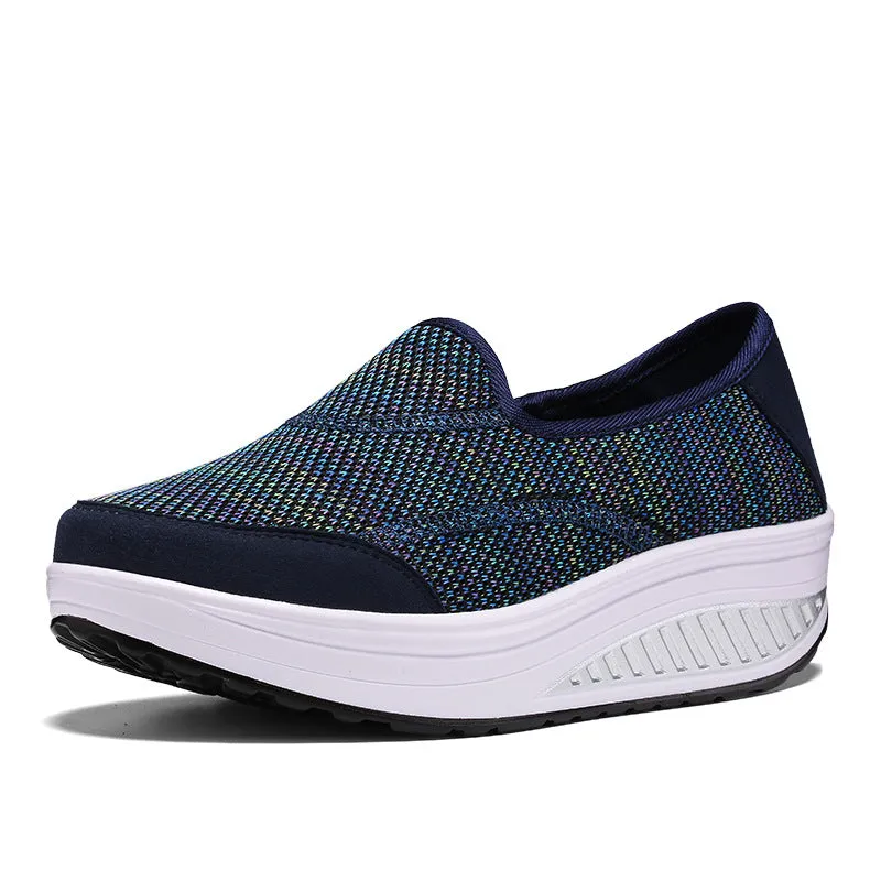Women's Flying Woven Comfy Walking Sneakers