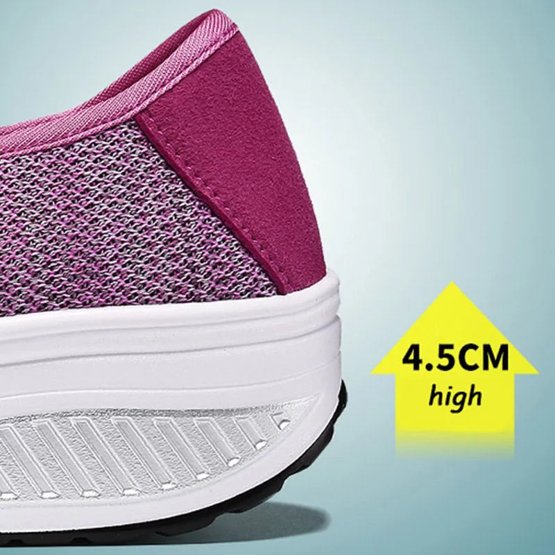 Women's Flying Woven Comfy Walking Sneakers