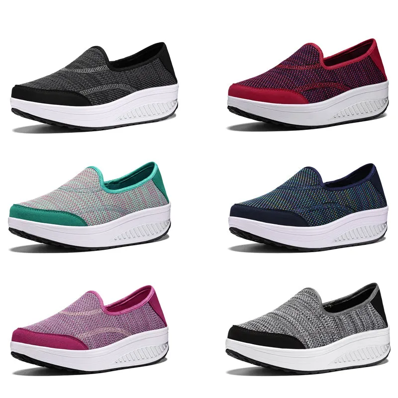 Women's Flying Woven Comfy Walking Sneakers