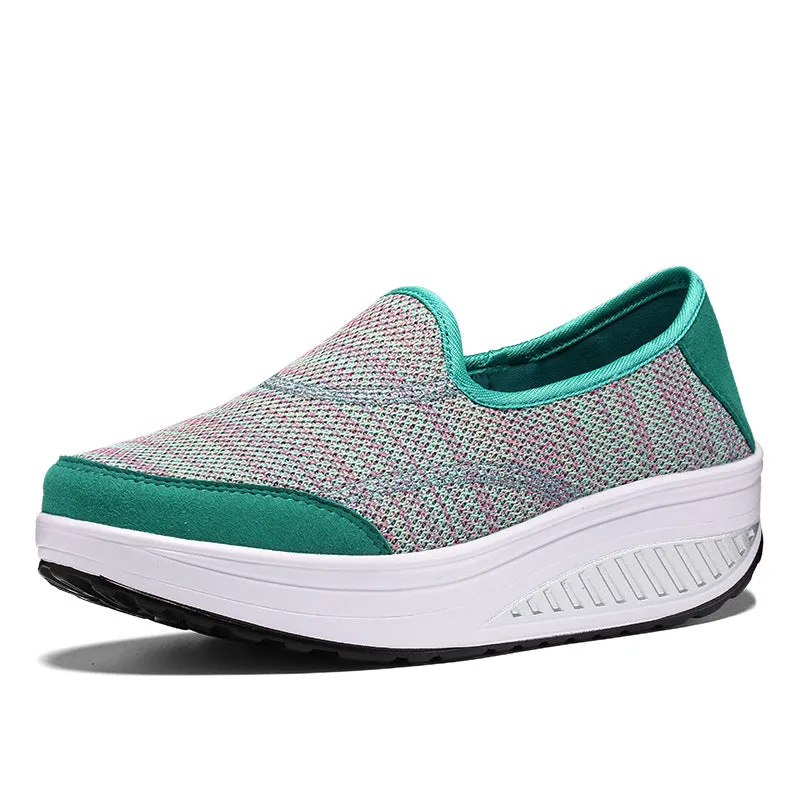 Women's Flying Woven Comfy Walking Sneakers