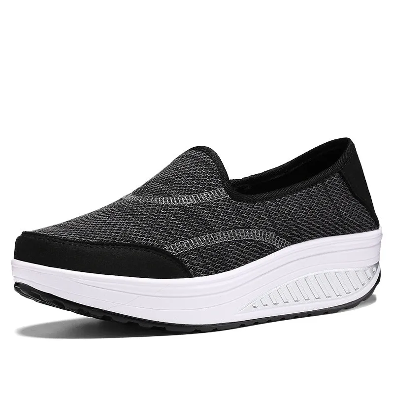 Women's Flying Woven Comfy Walking Sneakers