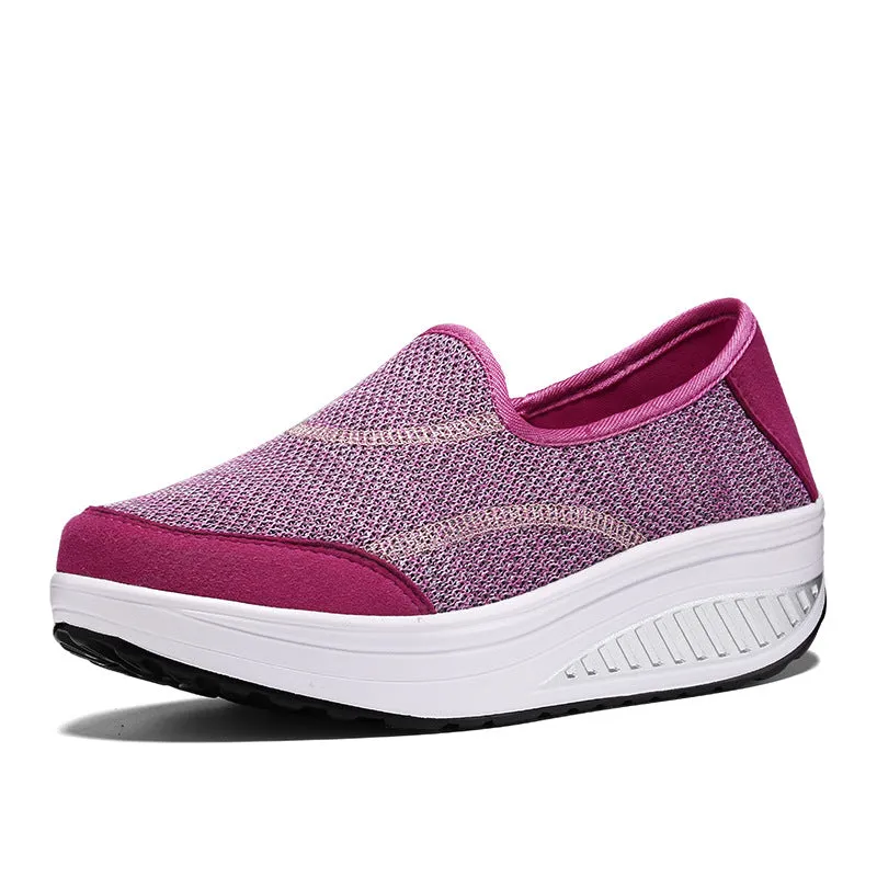 Women's Flying Woven Comfy Walking Sneakers