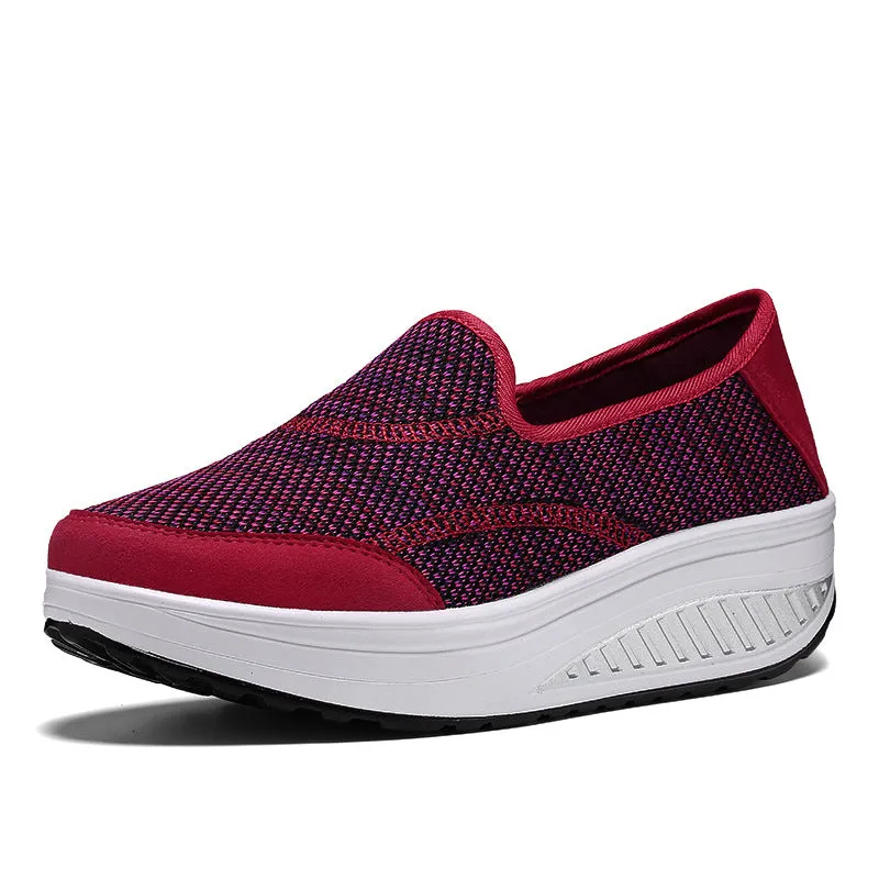 Women's Flying Woven Comfy Walking Sneakers